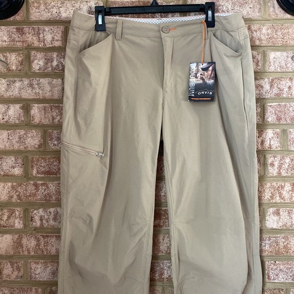 Orvis Pants & Jumpsuits Orvis Trout Bum Outdoor Khaki Pants Women 6